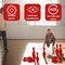 4E's Novelty Valentines Day Bowling Game Set – 10 Red Pins with White Hearts, 2 Balls, Indoor/Outdoor Party Game, Classroom & Galentines Activity for Kids & Adults